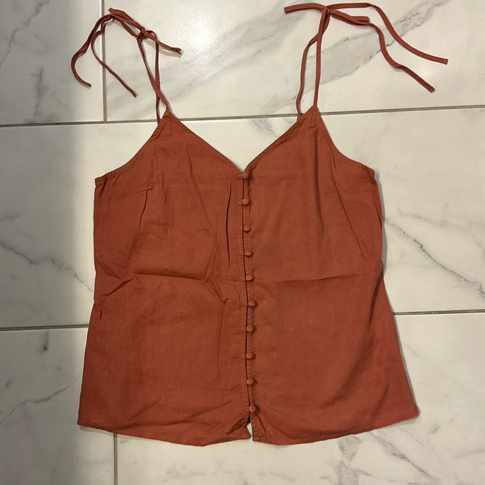 NWT Abercrombie and Fitch Button-Front Camisole Top